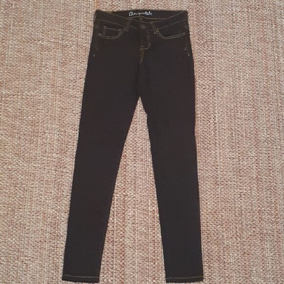 Aeropostale Lola Jeggings 00 Regular Dark Wash Women's Jean's - Picture 1 of 6